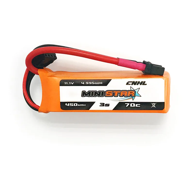 4 шт. CNHL MiniStar 450mAh 11,1 V 3S 70C Lipo батарея с XT30U вилкой