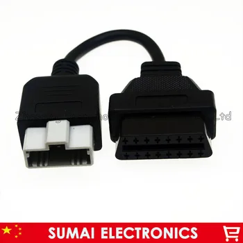 

Good quality 5 Pin male to 16 Pin female OBD2 cable connector,OBDII conversion plug for Honda etc.car