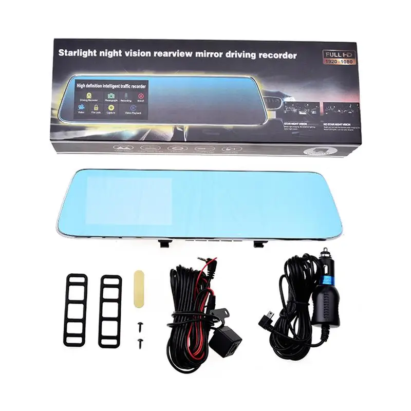 

Professional Dash Camera 1080P HD 4.3inch 140 Degree Wide-angle Lens Night Vision TFT LCD Touch Panel DVR Auto Power On Off