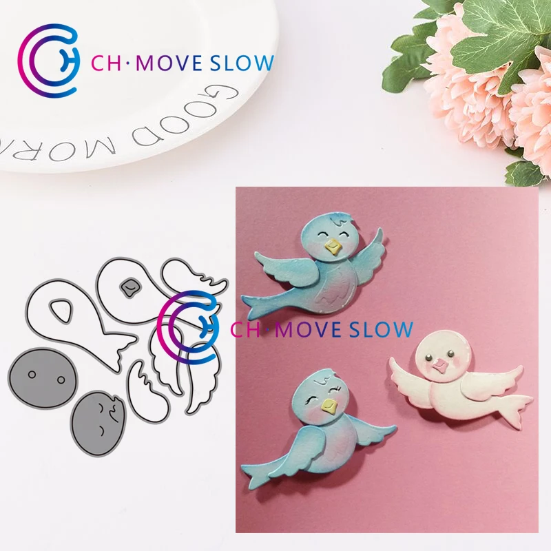

2019 New Arrival CH Magpie Metal Cutting Dies Embossing Scrapbooking Stencil Craft Cut Dies For DIY Card Crafts Handmade