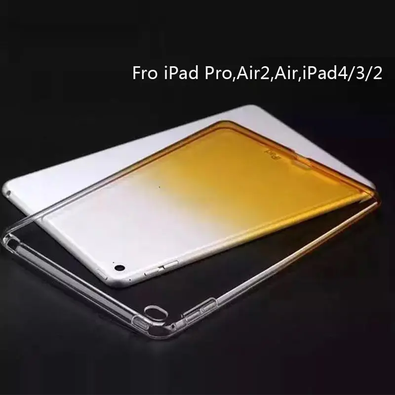 RYKKZ for Ipad 2018 Case ipad air2 Transparent Soft Shell Pad MINI 2/3/4 Protect Drop Resistance Cover | Компьютеры и офис