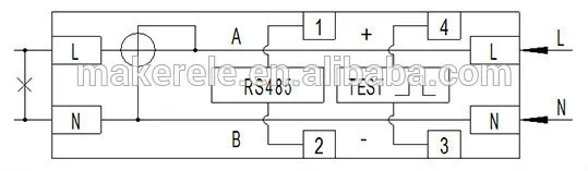 Новейший продукт Modbus-RTU MK-LEM011GC ценовой энергии, счетчик электроэнергии modbus