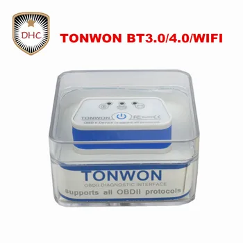 

TONWON OBDII diagnostic interface Bluetooth3.0/4.0/WIFI Car Diagnostics Tool ELM327 For iOS/Android Check Vehicle Engine OBD2
