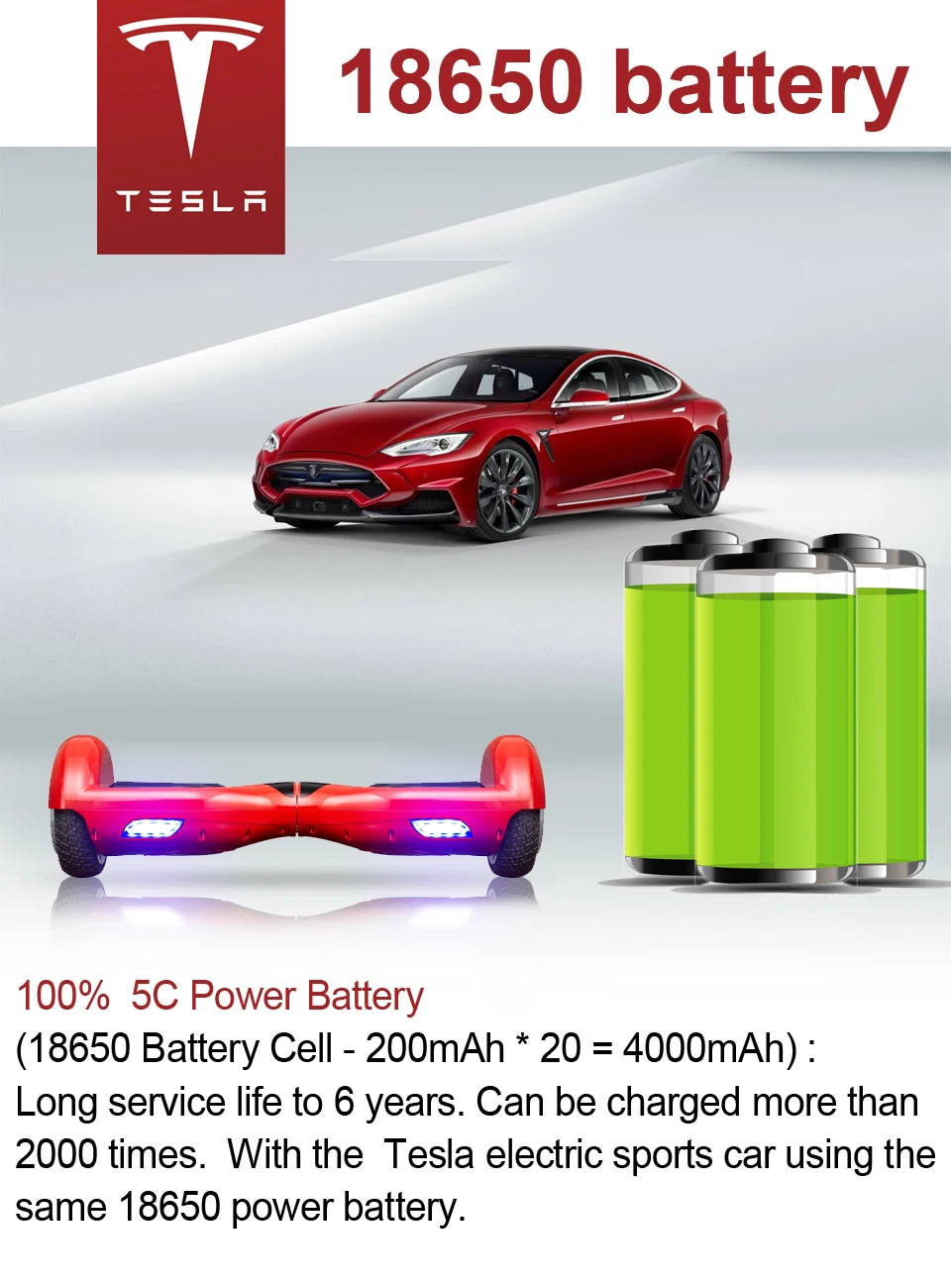 6.5 inch Bluetooth Electric Smart Self Balance Hover Board Scooter Hoverboard Two Wheels Skateboard European warehouse (3)
