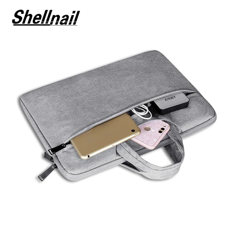 

Shellnail 2019 Men Briefcase 12-15.6 Inch Laptop Bags Male Simple Office Business Handbag Multi-function Notebook Computer Bag