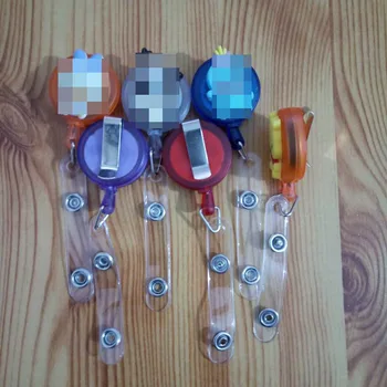 

Wholesale 300PCS New design 60cm Cartoon Silicone Retractable Reel clips for Bus Credit Card Holder Random sent