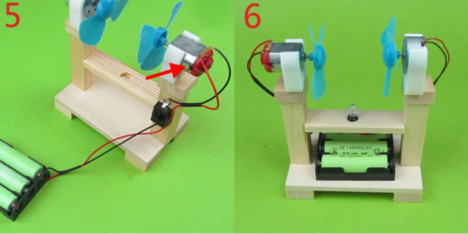 DIY Модель ветровой турбины физика научное изобретение Обучающие инструменты оборудование с мотором для ребенка лучший подарок