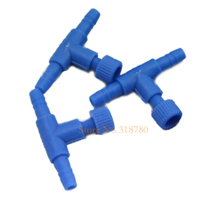 

3Pcs /Lot T-Shape Aquarium Airline Tubing Connectors Air Flow Check Valve Fish Tank Air Pump Accessories