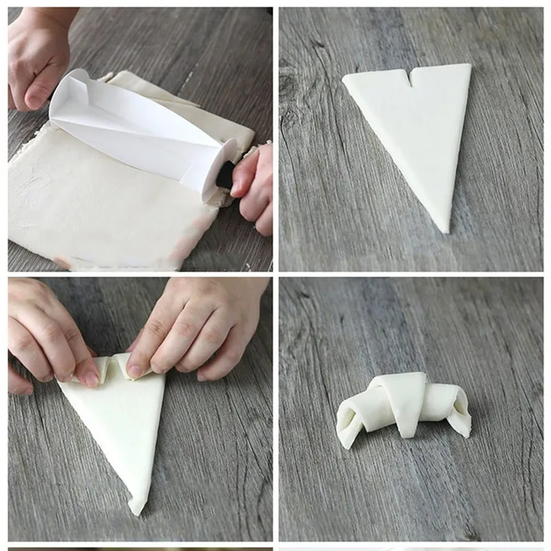 DIY кухонные Скалки для выпечки инструменты для раскатки теста резак нож круассан хлебопечка форма резак кухонные формы для выпечки