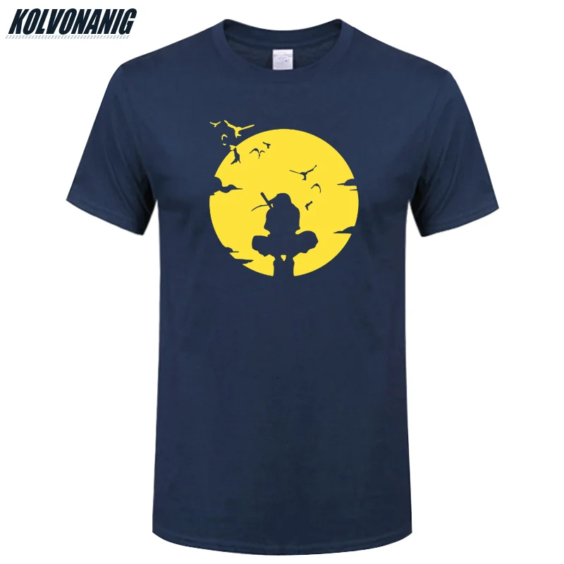 

Naruto Leaf Village Uchiha Itachi Anime Printed T-Shirt Summer Men's Brand Casual Fitness Short Sleeve Cotton O-Neck T-Shirt Top