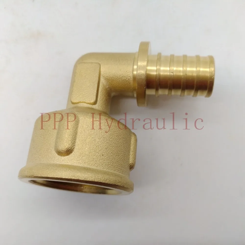 

Internal thread 1/2"elbow joint,Brass Pipe Fitting E16-1/2,fit OD16mm hose,connector pipe joint PPP Hydraulic Tools