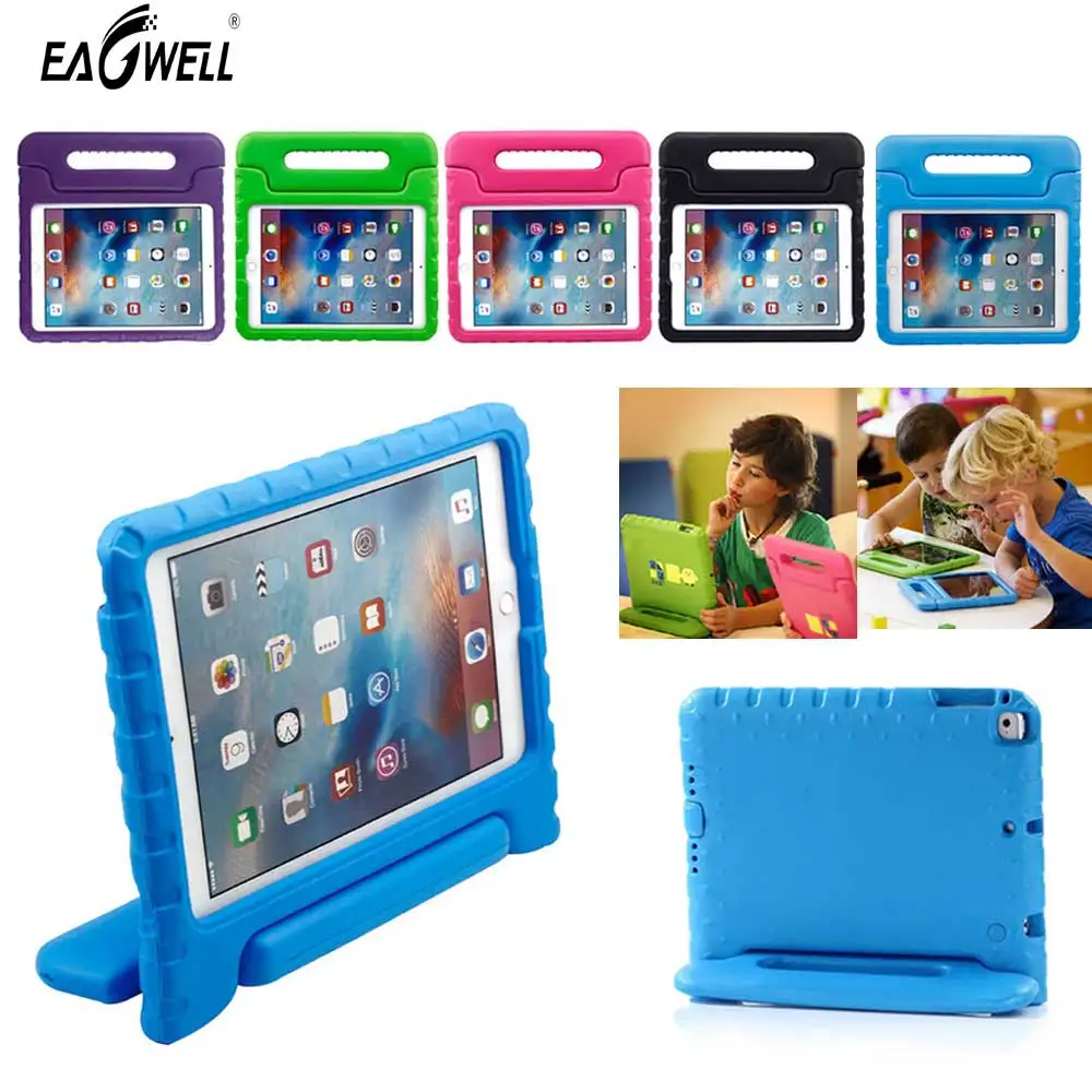 

Tablet Case For iPad Air 1/2 iPad 5/6 Kids Children Safe Rugged Proof EVA Foam Handle Stand Shockproof Cover For iPad 9.7inch