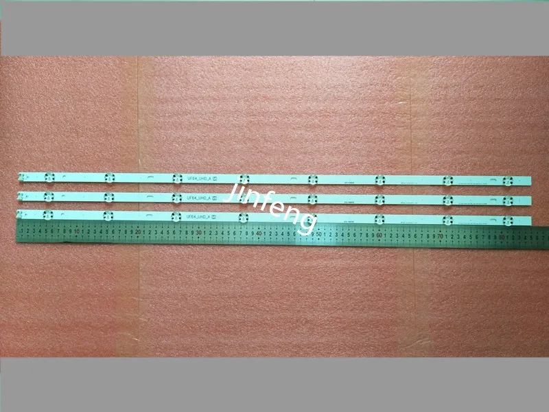 (Новый комплект) 3 шт. 8 светодиодный 850 мм лента для подсветки LG 43 uh6030 43UF640 экран