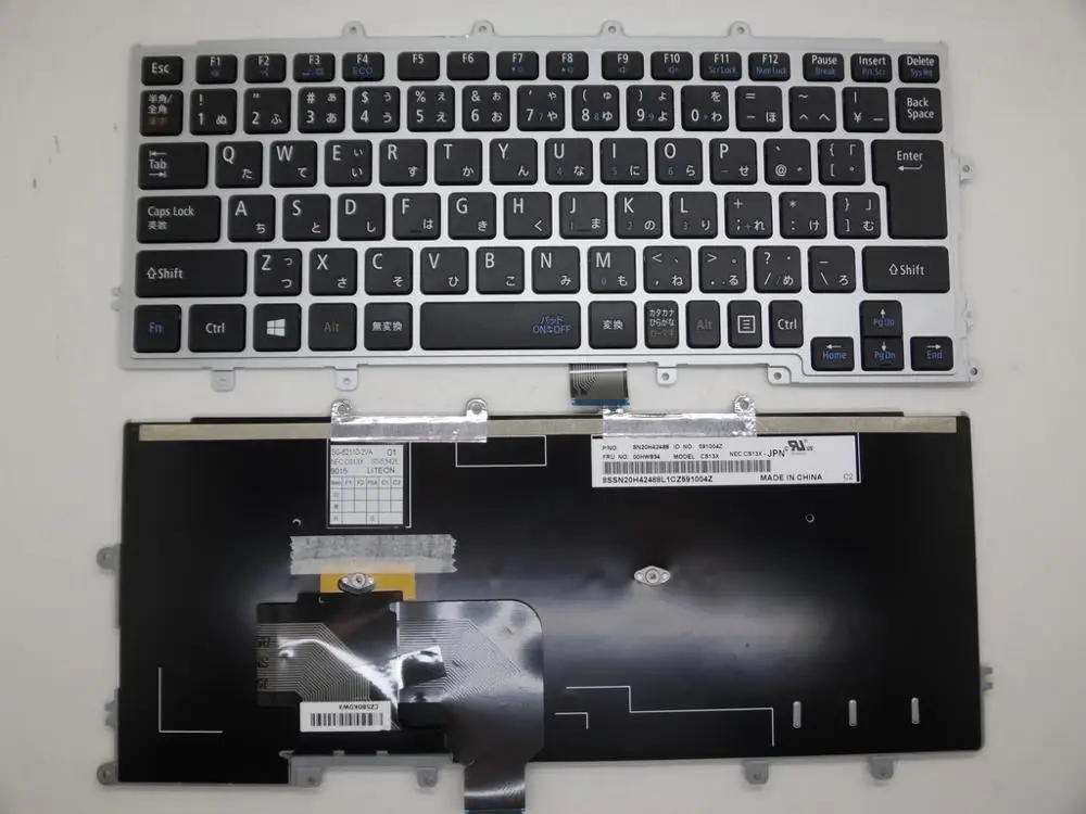 

New notebook keyboard for NEC VJ23L/B VJ23LB SG-82100-2VA SN5342 CS13X 00HW934 SN20H42488 JP/JAPANESE layout