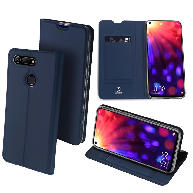

Original DUX DUCIS Leather Case For Huawei Honor View 20 Coque V20 Luxury Thin Flip Wallet Cover For Huawei Honor View 20 Cases