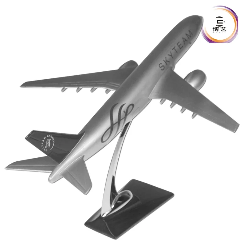 

32CM Aircraft Model Boeing 777 SkyTeam Alliance Aeronautics Model Static Decoration Model