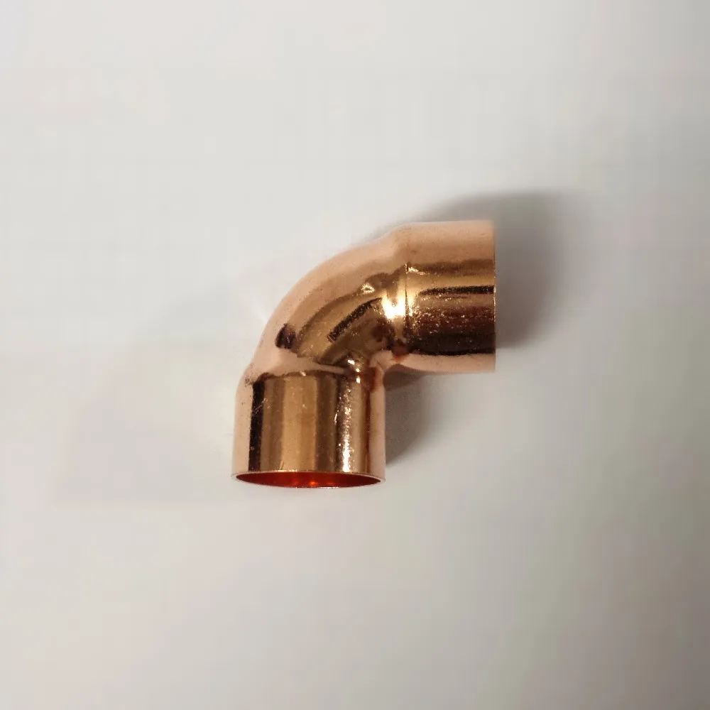 Refrigeration Aircon copper Fitting 90 degree Elbow Long HVACR