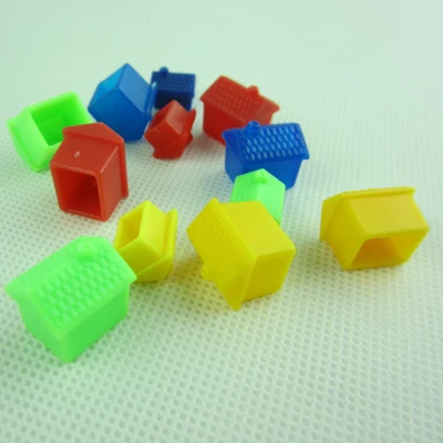 

Free Shipping 20pcs 14*15*14mm HOUSE Board Game Chess/Pawn Game Pieces fitting Plastic Pieces Refill House Props Supplies