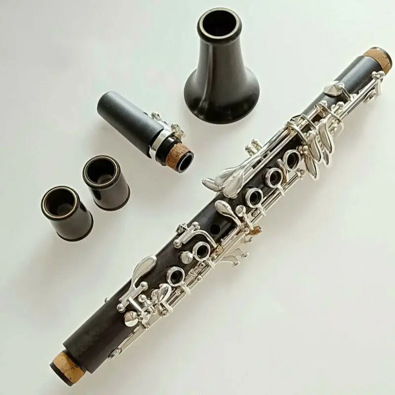 Профессиональный кларнет эбенового дерева Eb ключ кларнет е плоский хороший звук бесплатно чехол