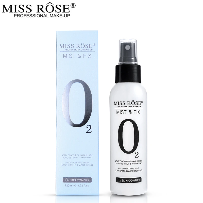 Miss Rose 120 мл Духи Туман& Fix спрей для закрепления макияжа O2 кожи комплекс длительный срок службы и увлажняющий гель для жирной кожи