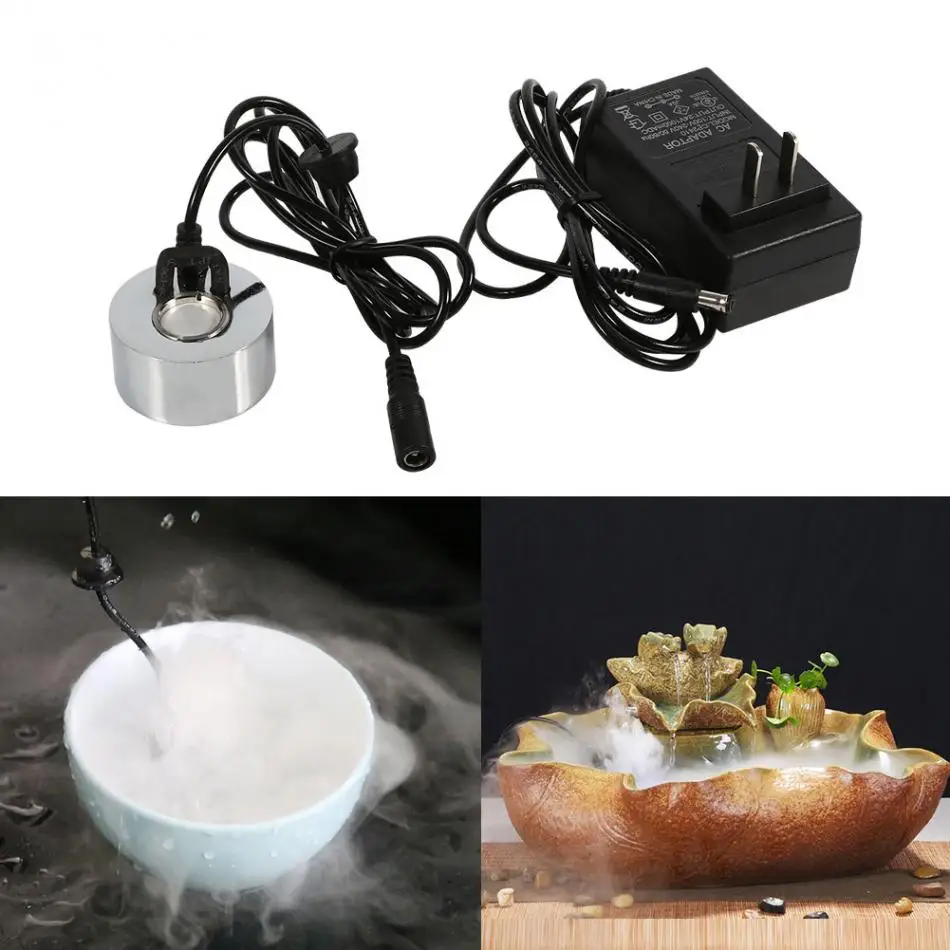 

24V Ultrasonic Mist Maker Fogger Water Fountain Pond Atomizer Air Humidifier with Adapter