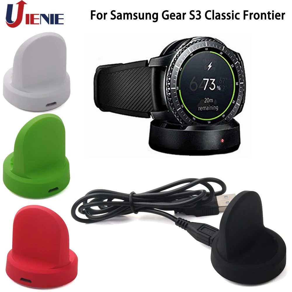 Беспроводная зарядная док станция зарядный кабель для Samsung Gear S3 Classic Frontier умные