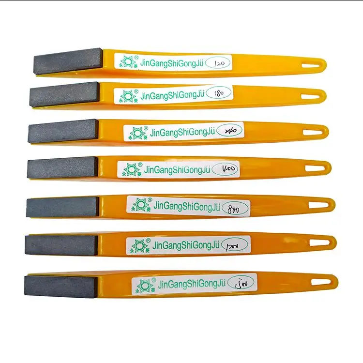 Super hard stone grinding polishing abrasive grindstone type toothbrush