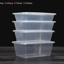 Microwavable контейнеры для готовки еды с крышками ясные 10paks