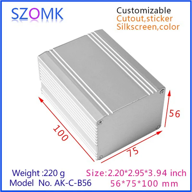 aluminum extruded enclosure project box instrument enclosure junction housing szomk chassis outlet boxes (1).jpg