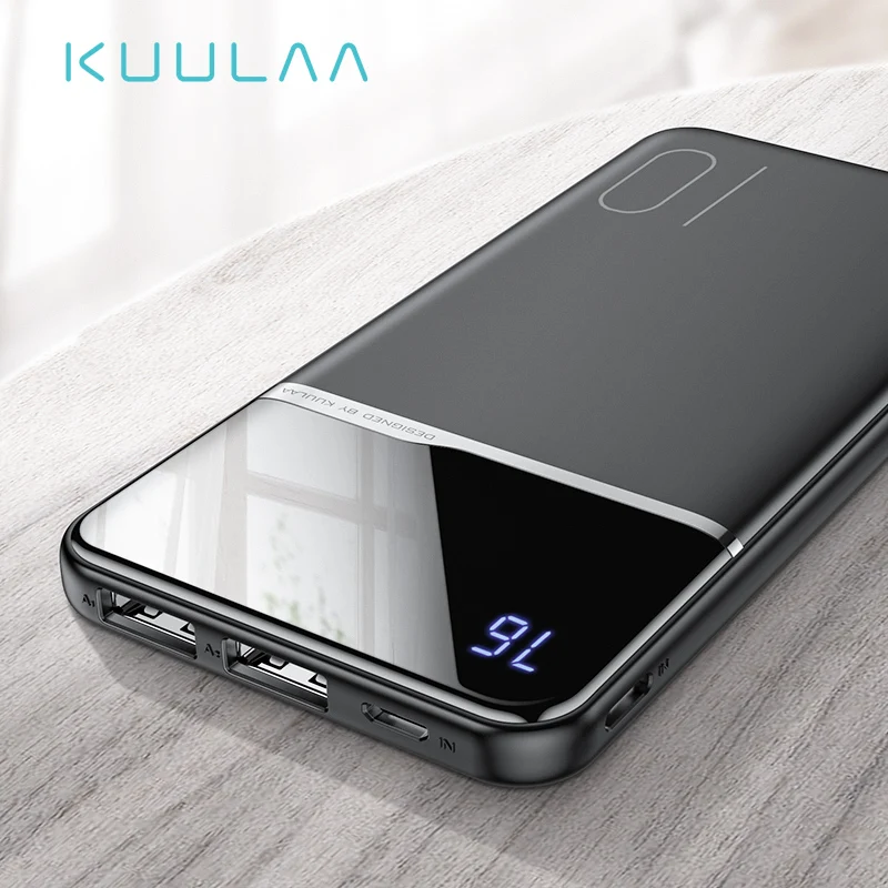 Online KUULAA Power Bank 10000 mAh Tragbare Aufladen Power 10000 mAh USB PoverBank Externe Batterie Ladegerät Für Xiao mi mi 9 8 iPhone