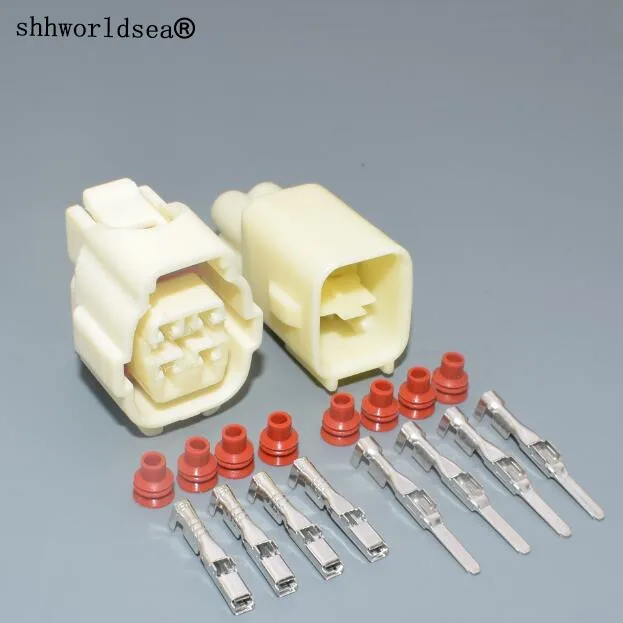 Shhworldsea 2 мм 4pin для датчик кислорода Toyota штепсельная вилка Электрический жгут