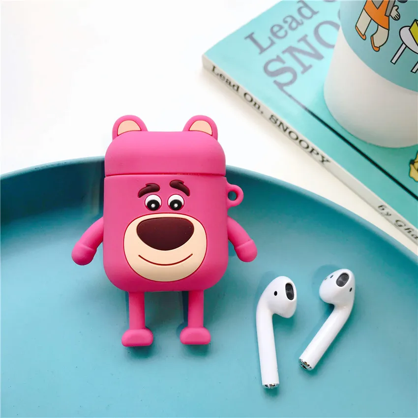

Earphone Case For AirPods Shockproof Protective Cover Protective Cover Skin Accessories for Apple Airpods Silicone Charging box