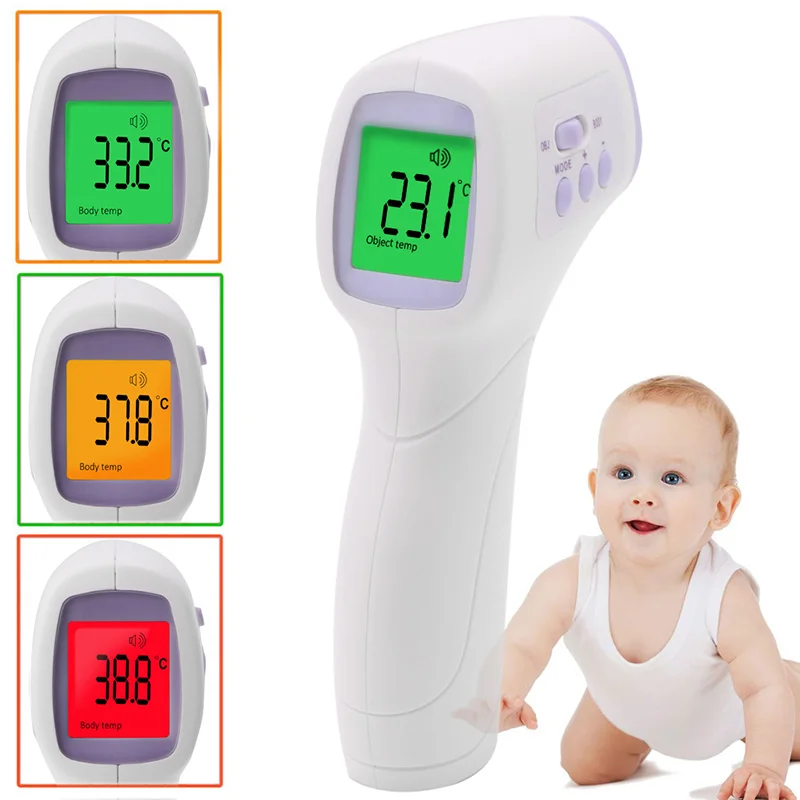 Многофункциональный инфракрасный светодиодный цифровой термометр для измерения температуры дома для взрослых