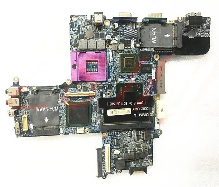 Материнская плата ddr2 для ноутбука dell d630 фотосессия 100% r872j бесплатная доставка