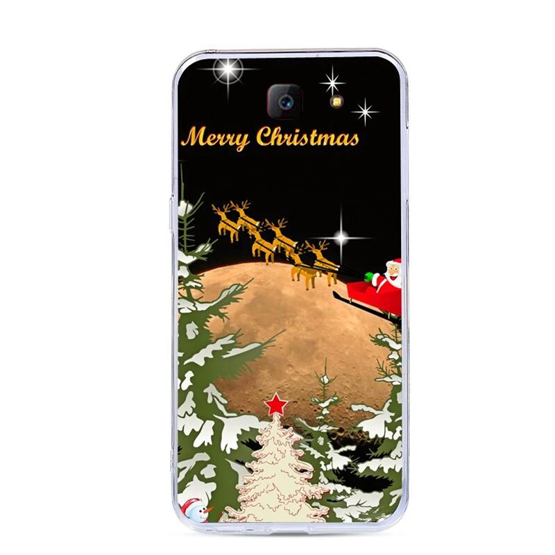 Счастливого Рождества чехол для Samsung Galaxy J6 Plus 2018 Мягкий силиконовый J 6