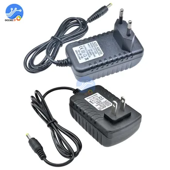 

DC Adaptor 12V 2A Adjustable AC 100-240V Changer Universal Plug Power Adapter Supply for US/EU Plug Charger Positive 4.0X1.7MM