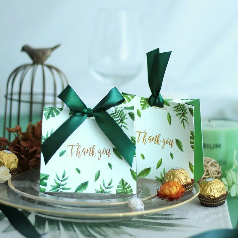 

Romantic Wedding Candy Box Chocolate Gift Candy Boxes with ribbon wedding Baby Shower gifts for guests Birthday party supplies