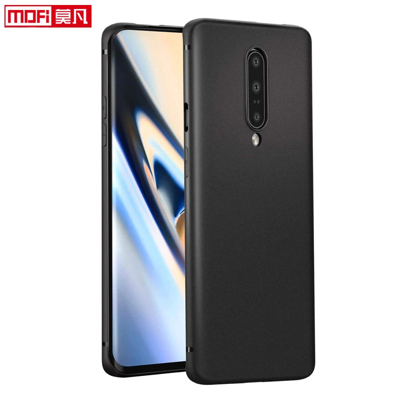 Матовый чехол для oneplus 7 pro Чехол oneplue 7 силиконовый чехол черный мягкий Mofi ультра тонкий защитный чехол oneplus 7 Pro