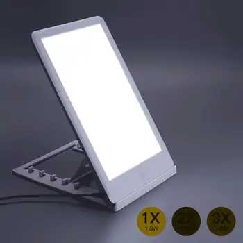 

Portable Light Therapy Energy Lamp Day Light Therapy winter Lamp10,000 Lux of Bright Light White with Adjustable Lux Dial