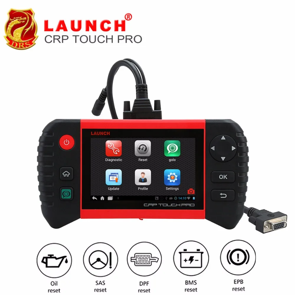 

LAUNCH Creader CRP Touch Pro Full OBDII All System Scanner WiFi Diagnostic Scan Tool SAS EPB BMS DPF Oil reset Automotive Tool