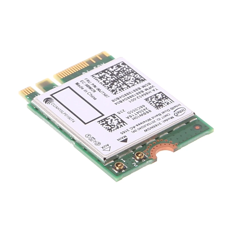 Intel Dual Band Bluetooth Беспроводной-AC 3165 BT4.0 2,4 г/5G 433 M NGFF NGW сетевая карта