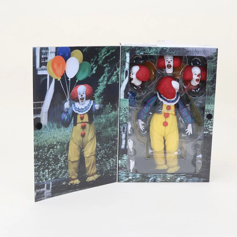 NECA Stephen King's Movie pennywise фигурка Джокер клоун классический ужас канализационная сцена модель ПВХ фигурка коллекционная игрушка подарок