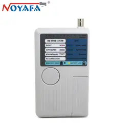 Оригинальный NOYAFA NF-3368 RJ11 RJ45 BNC USB Cat5 Cat6 UTP STP Сетевой провод трекер Локальной Сети Кабельный тестер детектор кабель тестер