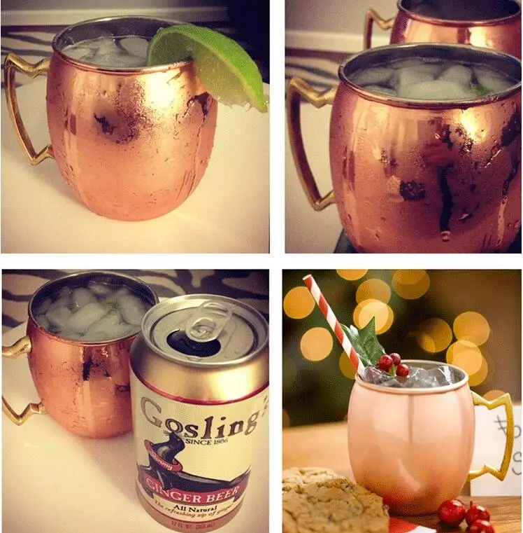 

WOWSHINE Free Shipping Mule Copper Plated Mug / Cup 18 Ounce Set of 4 for promotion