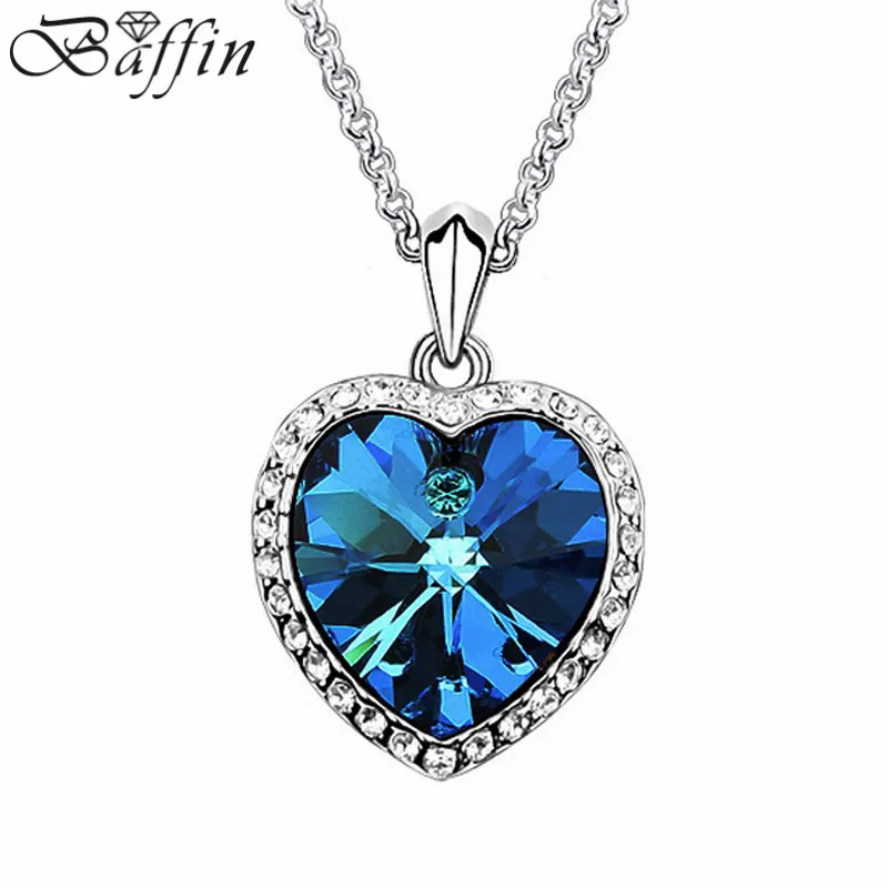 Baffin Crystal Heart Pendant Necklace Made With SWAROVSKI ELEMENTS For Women Mother's Day Gift