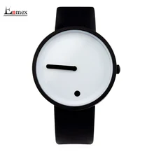 2017gift Enmex black & white Minimalist style wristwatch creative design Dot and Line simple stylish with quartz fashion watch stylish women s sandals with flowers and black colour design
