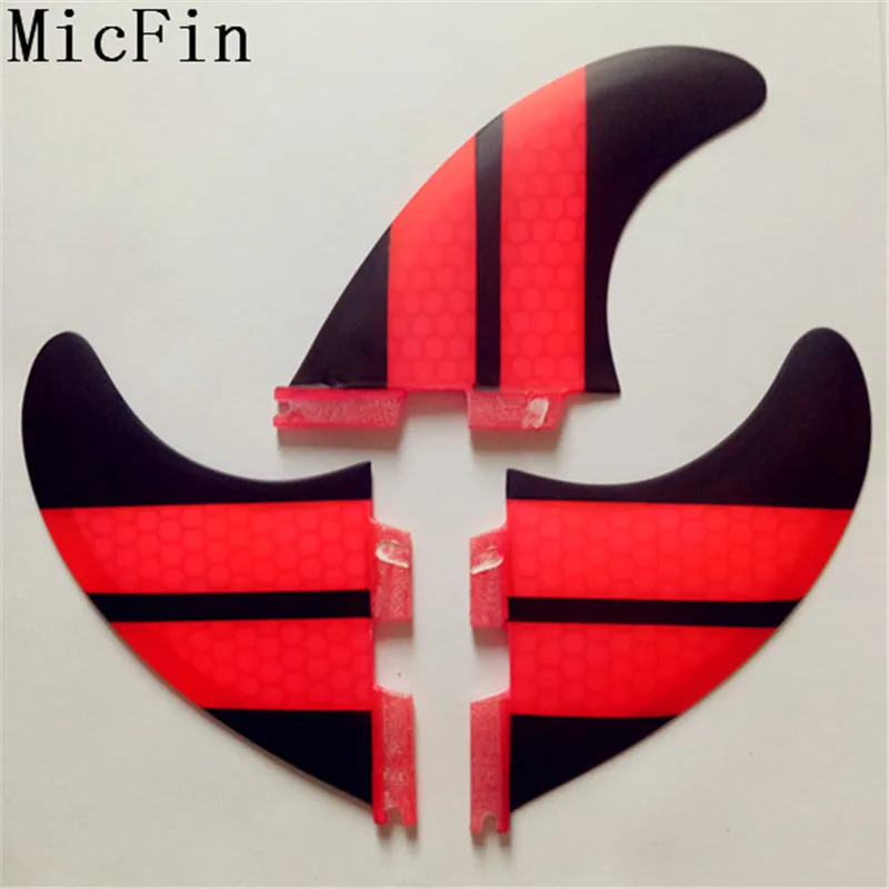 Стекловолоконные сотовые плавники Micfin FCS 2 среднего размера S для серфинга II|surf