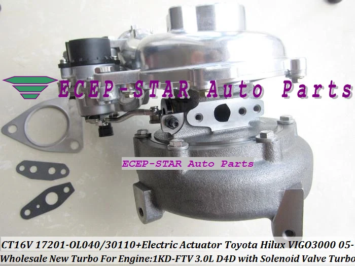 Электрический привод Turbo CT16V 17201 OL040 17201OL040 30110 для TOYOTA HILUX SW4 Landcruiser D4D 1KD FTV 3.0L