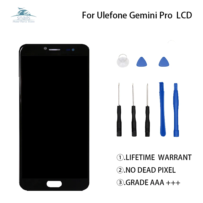 

Original For Ulefone Gemini Pro LCD Display Touch Screen Digitizer Assembly For Ulefone Gemini Pro Display Screen LCD