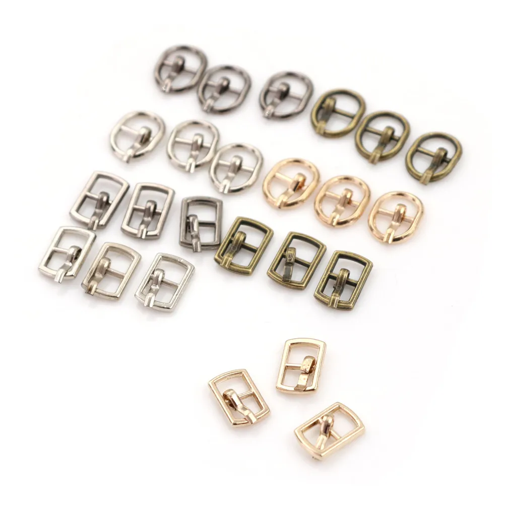 

3PCS 4.5MM Diy mini ultra-small Japanese word buckle belt buckle For doll shoes